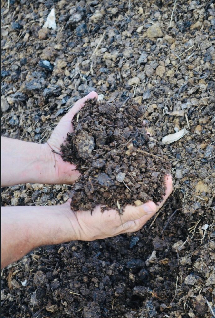 Airlite cardboard bedding composts to black dirt in 8-12 weeks. 