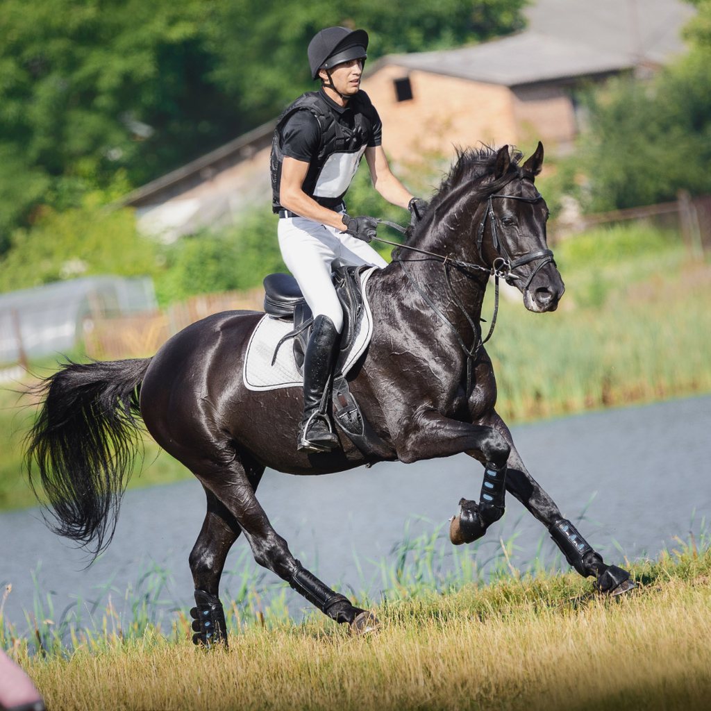 Breathing capacity is a limiting factor for equine athletic performance.